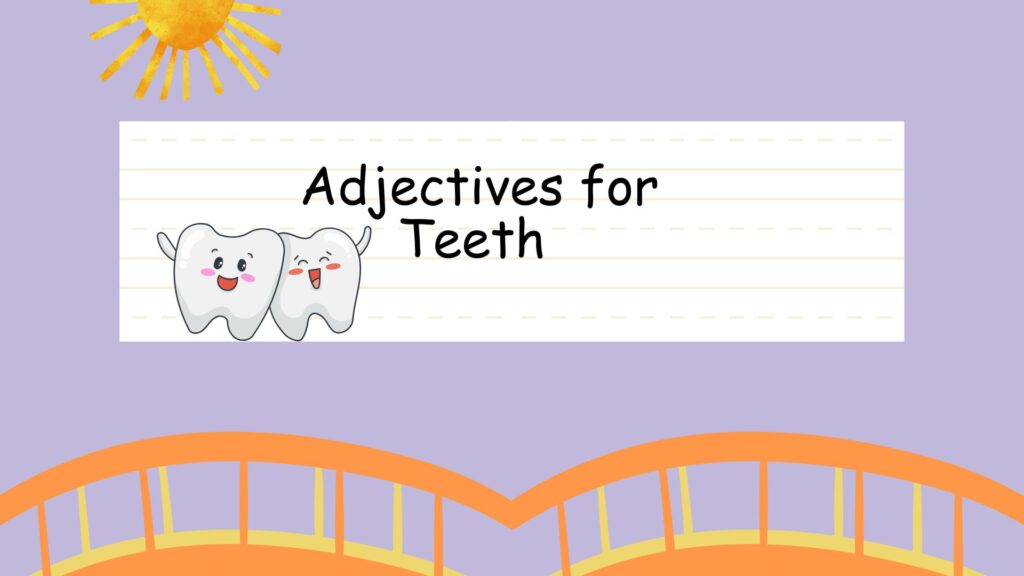 Adjectives for Teeth